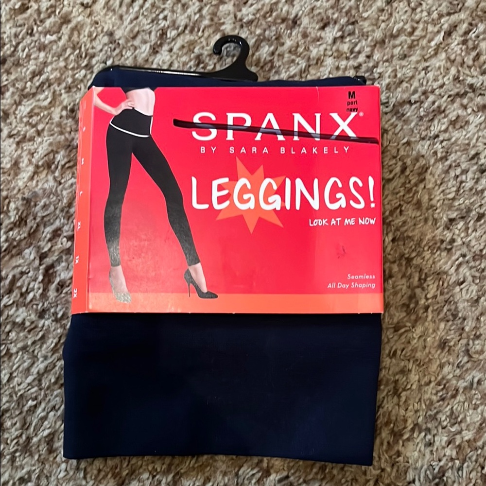 NEW SPANX Blue Leggings for Effortless Style